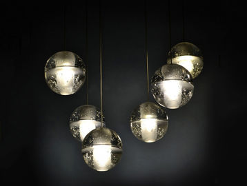 Modern Crystal Glass Ball Hanging Pendant Lighting LED Decorative Chandelier
