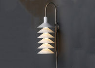 Шкентель белого металла вися освещает 60W для домашнего декоративного UL RoHs CE
