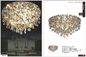chandelier crystal lighting, led ring light,modern luxury crystal chandeliers