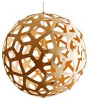 Глобус вися светильник подвеса привесных светов геометрический естественный деревянный