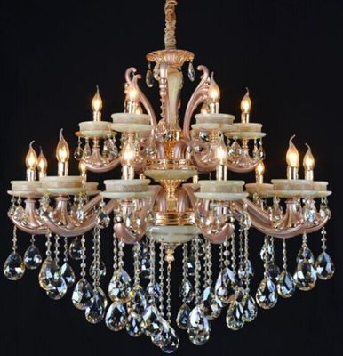 Канделябр 130 x105 cm h гостиницы большой кристаллический с 20 светами Conservatory
