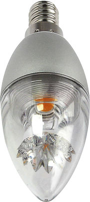 360 градусов Dimmable вел шарик 5W E14 свечки нити декоративный для канделябра