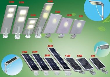 IP65 30W интегрировало холодные белые напольные уличные светы СИД, солнечный приведенный в действие уличный свет СИД